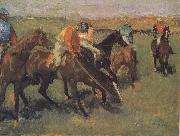 Edgar Degas, Before the race